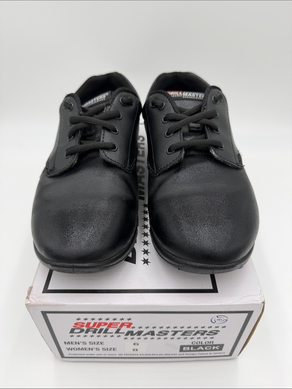 Super Drill Masters Unisex Black Moccasin Marching Band Shoes